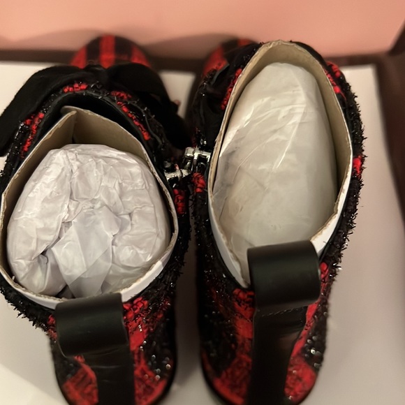 Kate Spade Jemma Check Booties - Picture 6 of 10